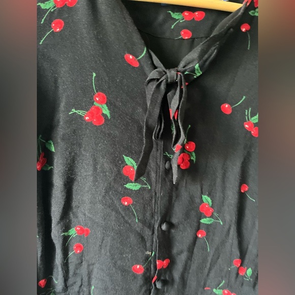 Polo Ralph Lauren Black Dress with Cherry Print - Picture 6 of 8